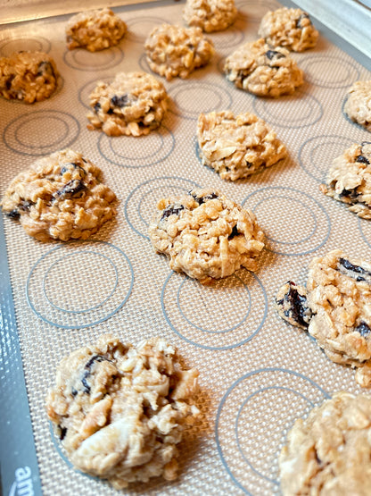 Cherry Almond Oatmeal Breakfast Cookies